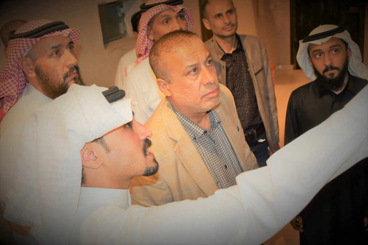 جانب من جولة الشريف سهيل مع الحاج: منتظر جاسم محمد